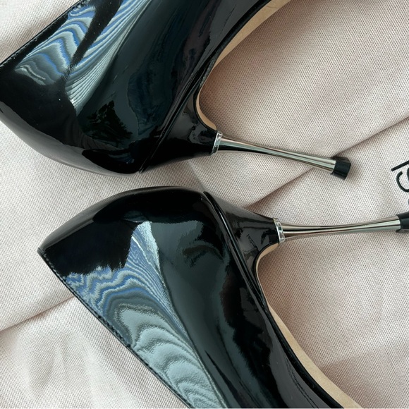 Sergio Rossi Godiva Patent Leather Pump with Steel Heel Size 38 - Picture 3 of 7